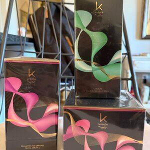 Kreate by Karim Set: Defying Facial Serum C, Cream, & Cleansing Milk Cream